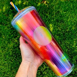 Starbucks 2021 rainbow pride tumbler dome lid